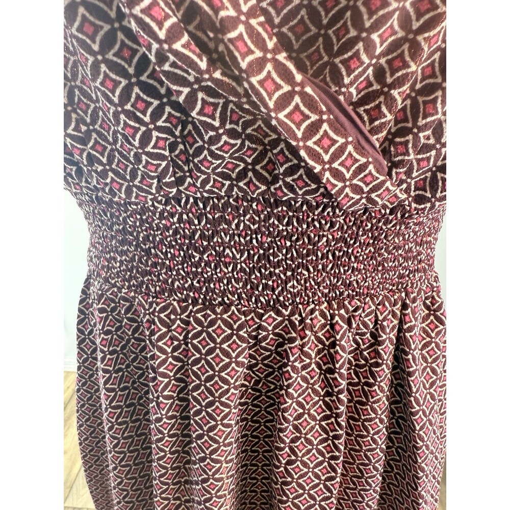 Draper James Women XSmall Floral Fit & Flare Knee Length Dress V Neck - Picture 6 of 16